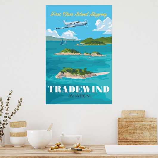 Caribbean Poster (Keuken)