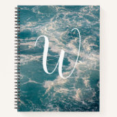 Caribbean Seascape Journal Monogram Notitieboek (Voorkant)
