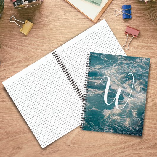 Caribbean Seascape Journal Monogram Notitieboek