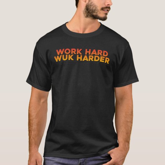 Caribbean Soca Work Hard Wuk Harder 2020 Soca T-shirt (Voorkant)