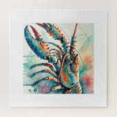 Caribbean Spiny Lobster 280624AREF121 - Watercolor Legpuzzel (Horizontaal)