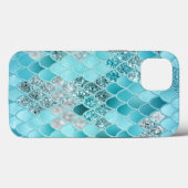 Caribbean Summer Mermaid Scales 1 Case-Mate iPhone Case (Achterkant (horizontaal))