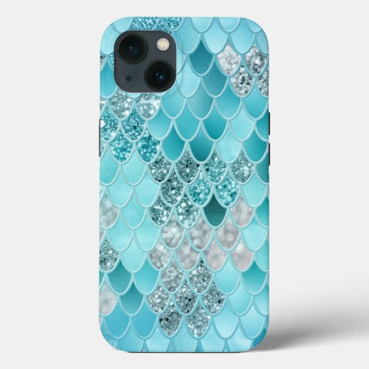 Caribbean Summer Mermaid Scales 1 Case-Mate iPhone Case (Achterkant)
