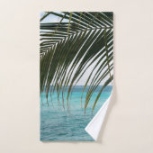 Caribbean Sunrise Ocean Palm 1 Bad Handdoek (Handdoek)
