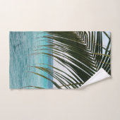 Caribbean Sunrise Ocean Palm 1 Bad Handdoek (Handdoek)
