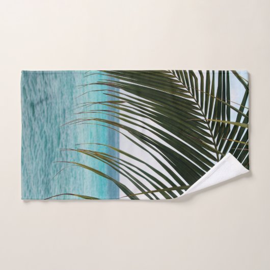 Caribbean Sunrise Ocean Palm 1 Bad Handdoek (Handdoek)