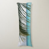 Caribbean Sunrise Ocean Palm 1 Lichaamskussen (Voorkant Verticaal)