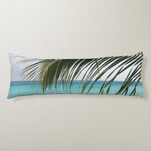 Caribbean Sunrise Ocean Palm 1 Lichaamskussen