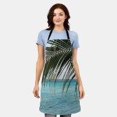 Caribbean Sunrise Ocean Palm 1 Schort (Gedragen)