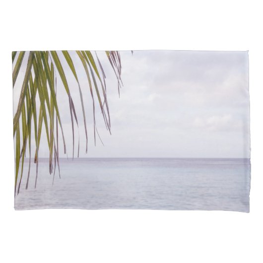 Caribbean Sunset Ocean Palm 5 Kussensloop (Voorkant)