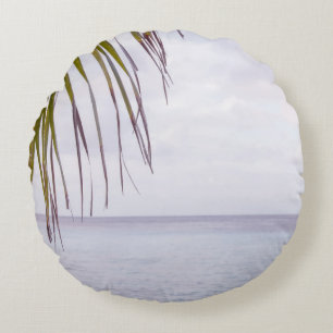 Caribbean Sunset Ocean Palm 5 Rond Kussen
