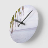 Caribbean Sunset Ocean Palm 5 Ronde Klok (Hoek)