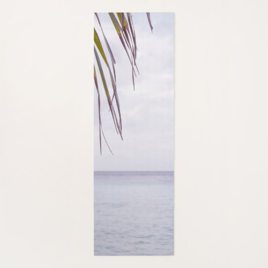 Caribbean Sunset Ocean Palm 5 Yogamat (Achterkant)