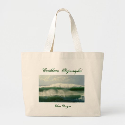 Caribbean Superstylin Grote Tote Bag (Voorkant)