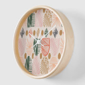 Caribbean Tribal Mudcloth: Boho Donkergroen, Roze (Hoek)