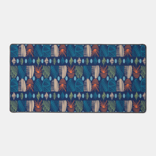 Caribbean Tribal Mudcloth: feestelijk blauw, Sinaa Bureaumat