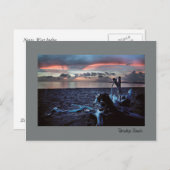 Caribbean Twilight Briefkaart (Voorkant / Achterkant)