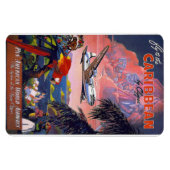 Caribbean Zee Beach Vakantie Magneet (Horizontaal)