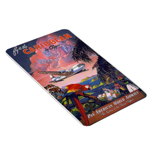 Caribbean Zee Beach Vakantie Magneet (Rechterzijde)