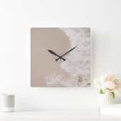 Caribbean Zee Foam Dream 6 Vierkante Klok (Huis)