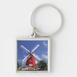 Caribisch, Aruba. Oude molen, omgebouwd tot 'Molen Sleutelhanger