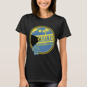 Caribisch Bahamas Eleuthera Vintage Vakantie Tropi T-shirt