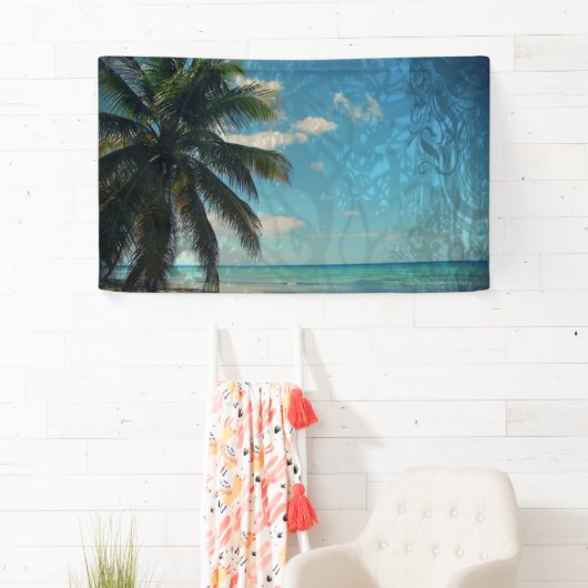 Caribisch blauw spandoek (Insitu)