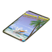 Caribisch, Canouan eilanden paradijs poster. Magneet (Linkerzijde)