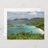 Caribisch gebied, Amerikaanse Maagdeneilanden, St. Briefkaart (Voorkant / Achterkant)