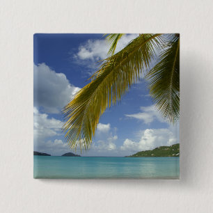 Caribisch gebied, Amerikaanse Maagdeneilanden, St. Vierkante Button 5,1 Cm