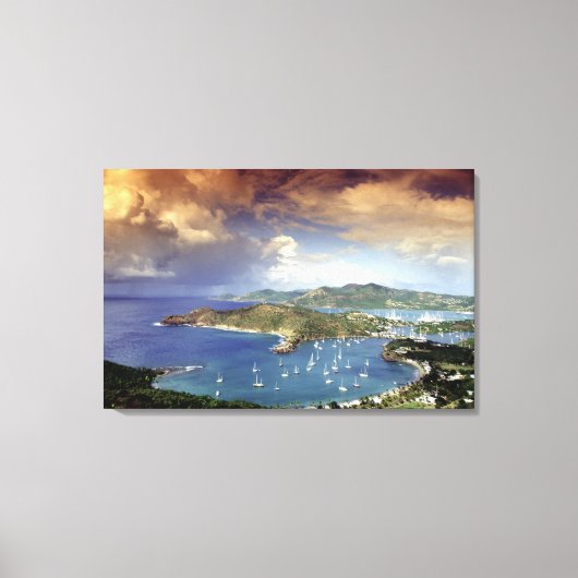 Caribisch gebied, Antigua. Canvas Afdruk (Voorkant)