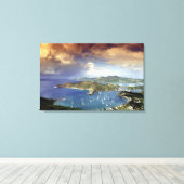 Caribisch gebied, Antigua. Canvas Afdruk (Insitu (Houten vloer))