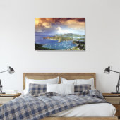 Caribisch gebied, Antigua. Canvas Afdruk (Insitu (Slaapkamer))