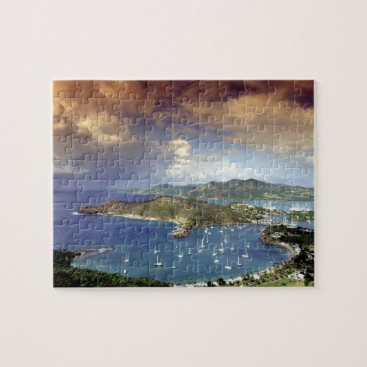 Caribisch gebied, Antigua. Legpuzzel (Horizontaal)
