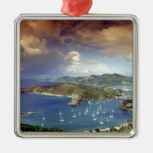 Caribisch gebied, Antigua. Metalen Ornament (Voorkant)