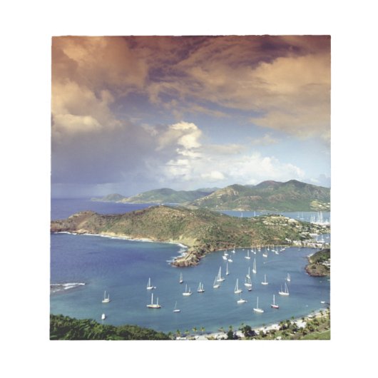 Caribisch gebied, Antigua. Notitieblok (Voorkant)