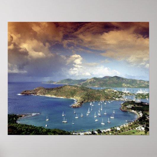 Caribisch gebied, Antigua. Poster (Voorkant)