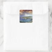Caribisch gebied, Antigua. Vierkante Sticker (Tas)