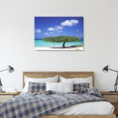 Caribisch gebied, Aruba. Eagle Beach Canvas Afdruk (Insitu (Slaapkamer))