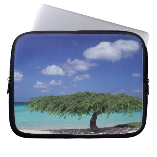 Caribisch gebied, Aruba. Eagle Beach Laptop Sleeve (Voorkant)