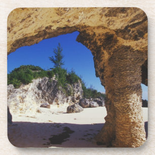 Caribisch gebied, Bermuda, Tucker's Town. Natuurli Drankjes Onderzetter