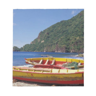 Caribisch gebied, BWI, St. Lucia, Zeilboten, Soufr Notitieblok