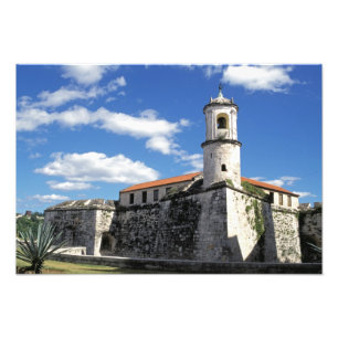 Caribisch gebied, Cuba, Havana. Oude Havana, Casti Foto Afdruk