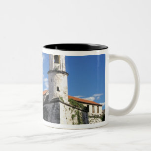 Caribisch gebied, Cuba, Havana. Oude Havana, Casti Tweekleurige Koffiemok