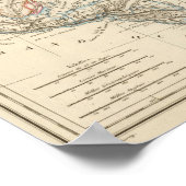 Caribisch gebied, Golf van Mexico en Guatemala Poster (Hoek)