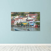 Caribisch gebied, GRENADA, St. George's, St. Georg Canvas Afdruk (Insitu (Houten vloer))