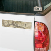 Caribisch gebied - oude kaart bumpersticker (Op Truck)
