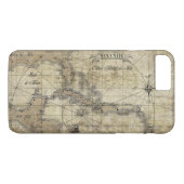 Caribisch gebied - oude kaart Case-Mate iPhone case (Achterkant (Horizontaal))