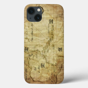 Caribisch gebied - oude kaart Case-Mate iPhone case