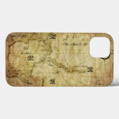 Caribisch gebied - oude kaart Case-Mate iPhone case (Achterkant (horizontaal))